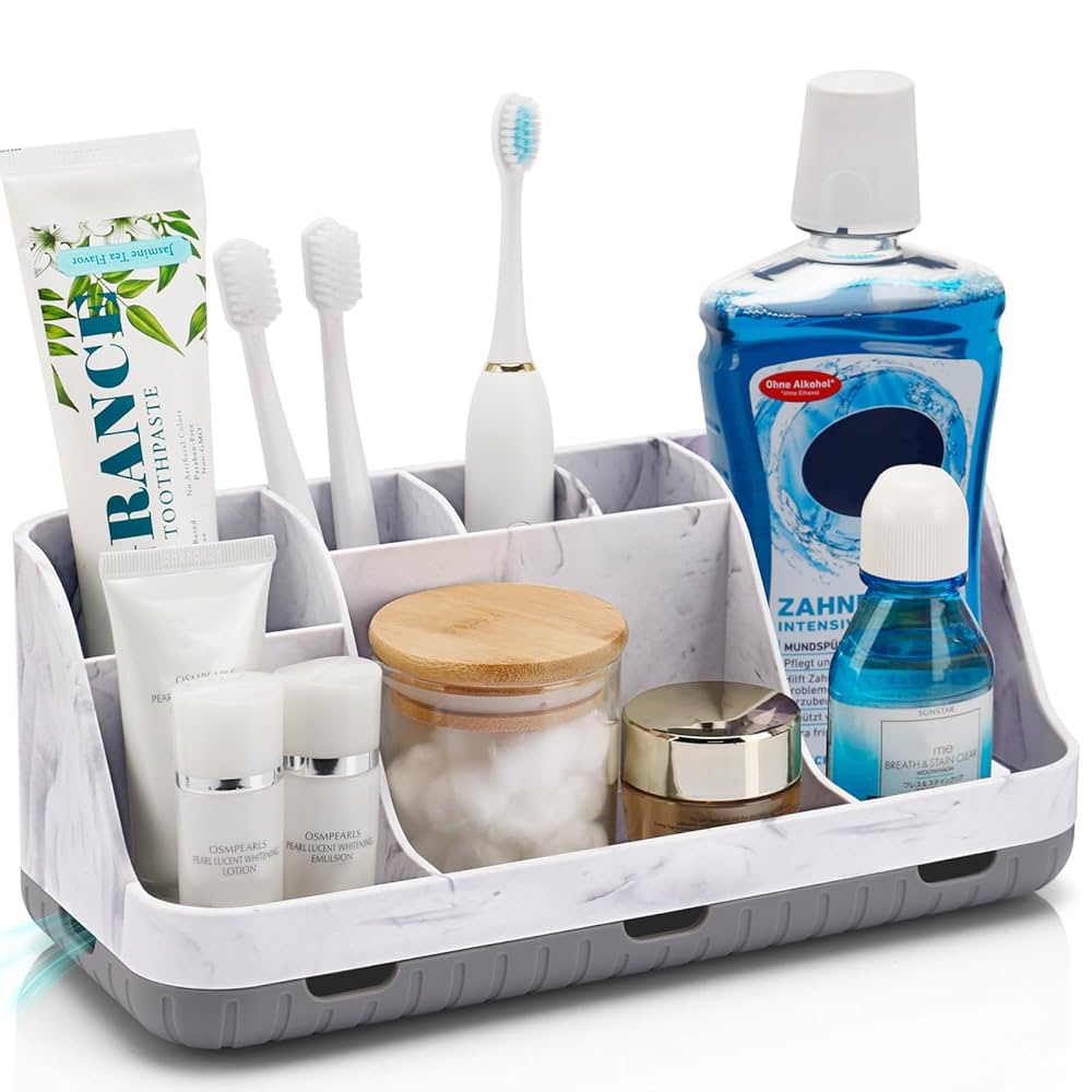 小物 BATHROOM COUNTERTOP ORGANIZER human made Amazon.com: NEATORA Z-Shaped Bathroom Countertop Organizer